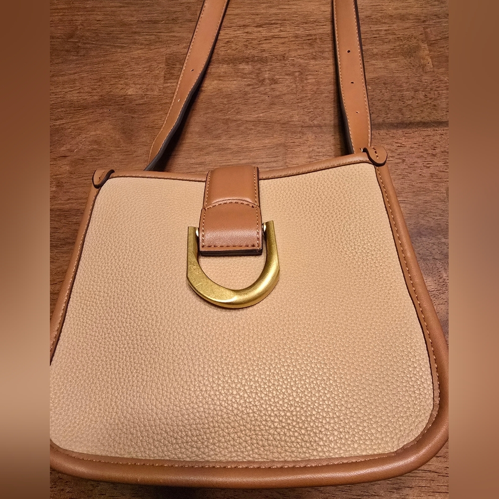 ANTIK KRAFT Tan Faux Leather Shoulder Bag